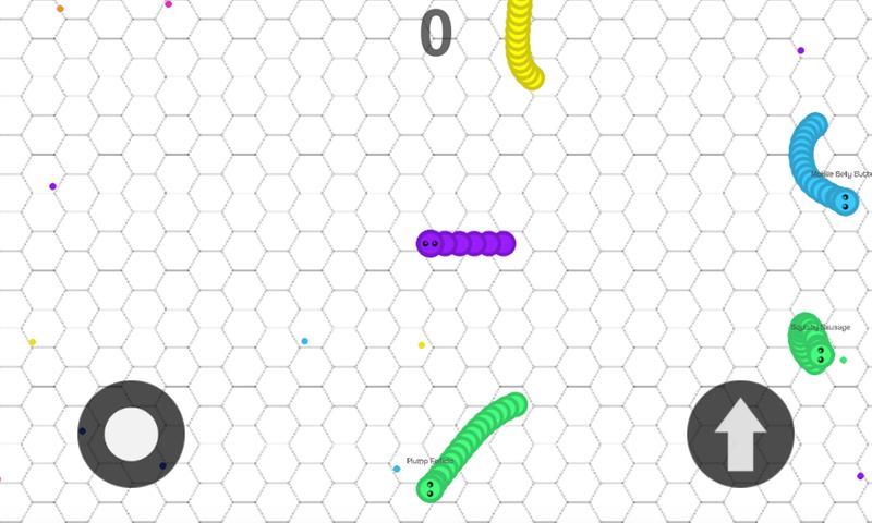 Screenshot of Eater.io: New Slitherio Game
