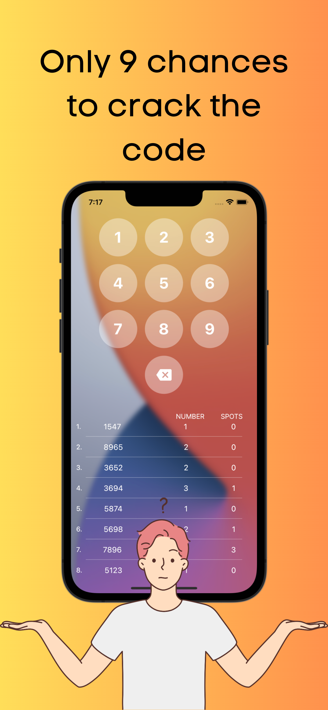 Screenshot of Passcode Hacking Game : Hacker