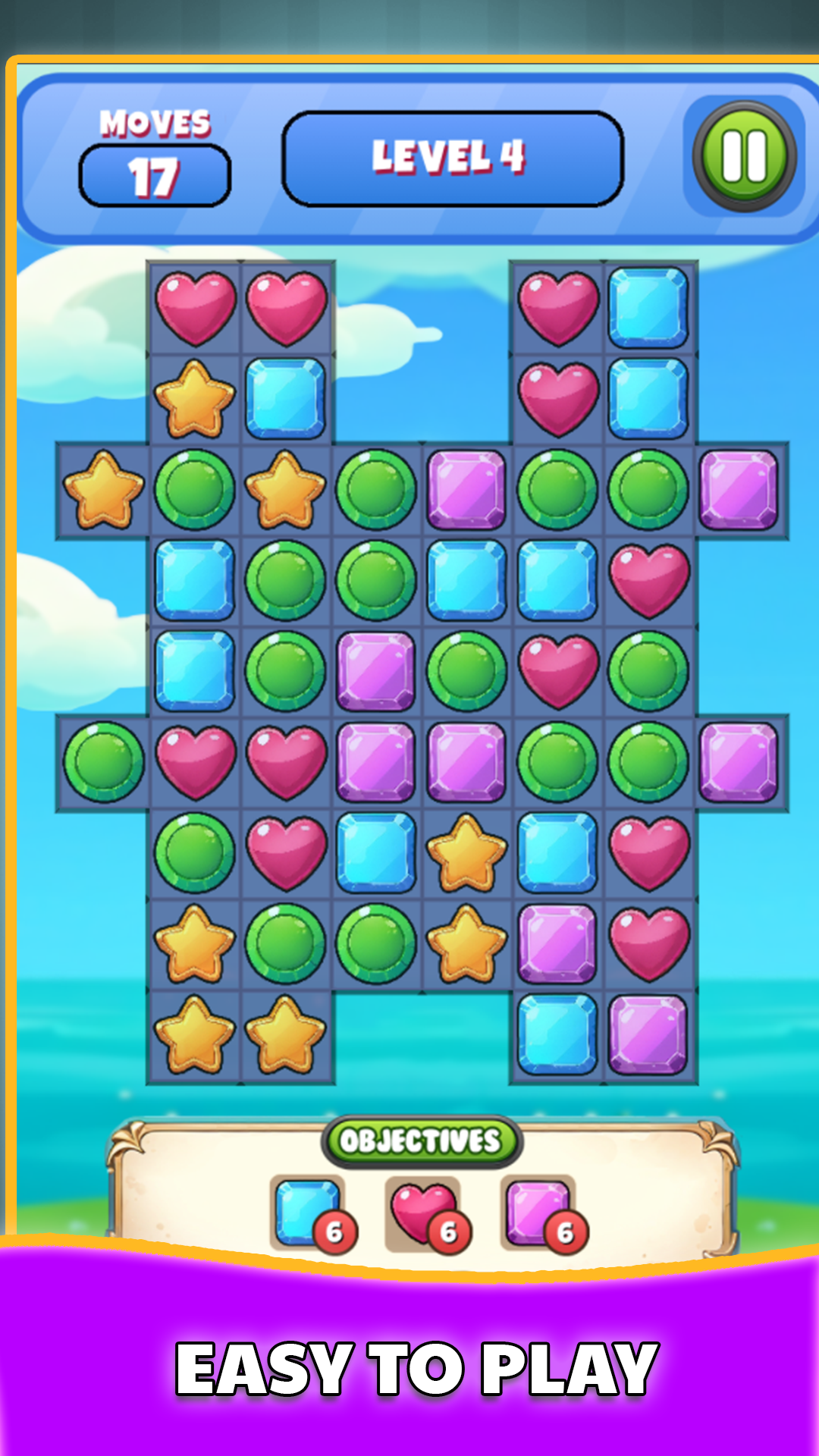 Ocean Merge Game Screenshot