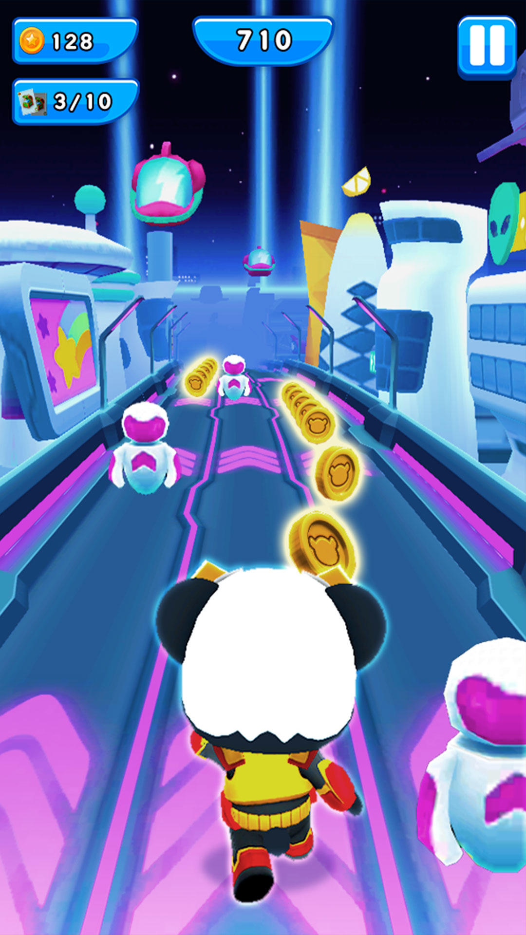 Panda Panda Runner Game Game Screenshot