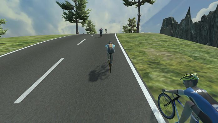 Screenshot of Over The Bars - Road Bike Racing