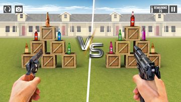 Offline Bottle Shooting Games Game Screenshot