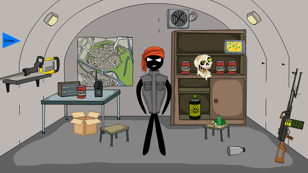 Screenshot 1 of Bunker di Stickman 1.4