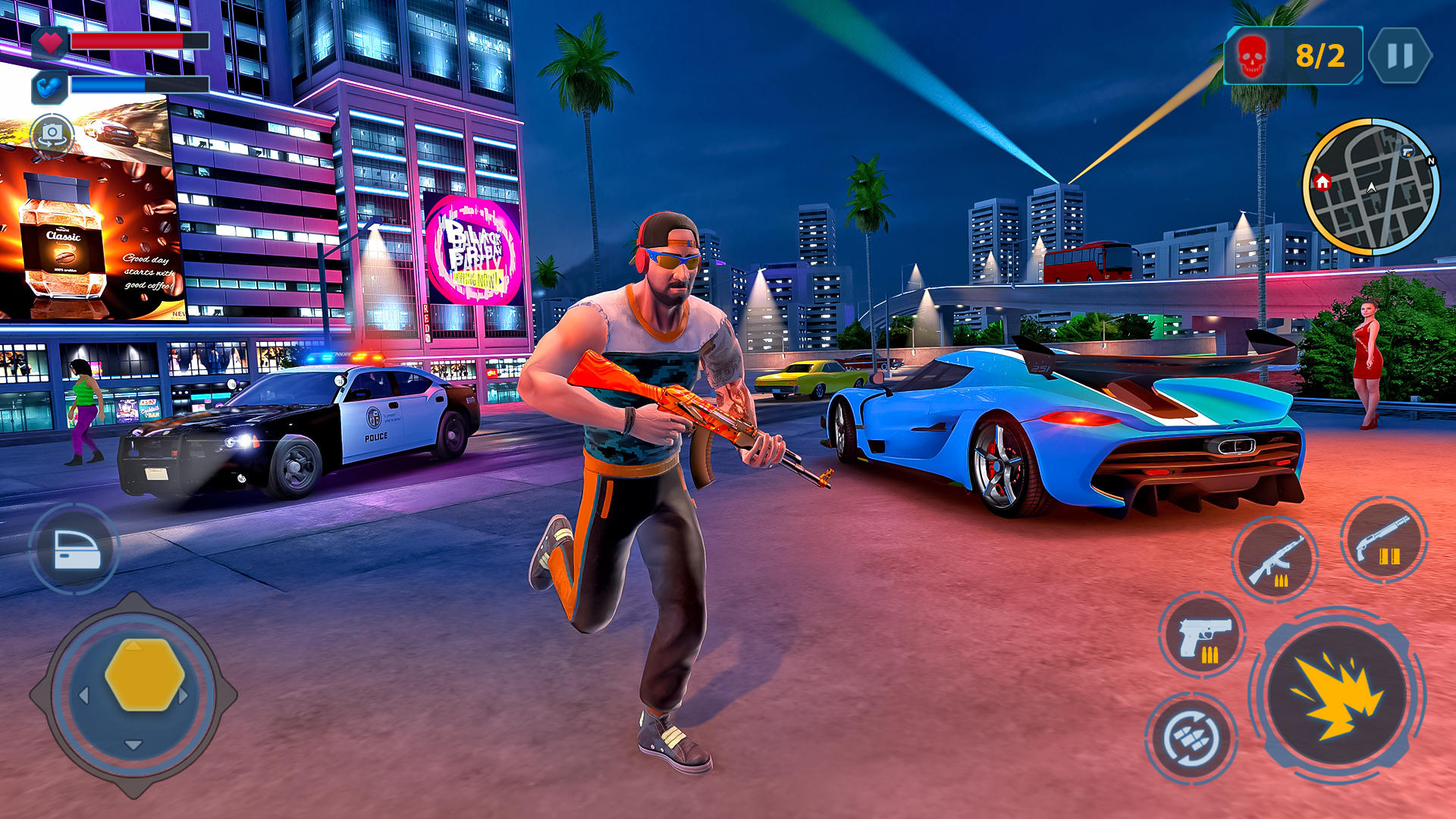 Cuplikan Layar Game Car thief game & Stealing Cars