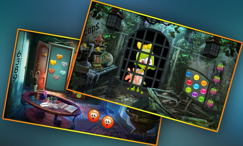 Green Zombie Girl Best Escape Rescue Game - 283 screenshot game