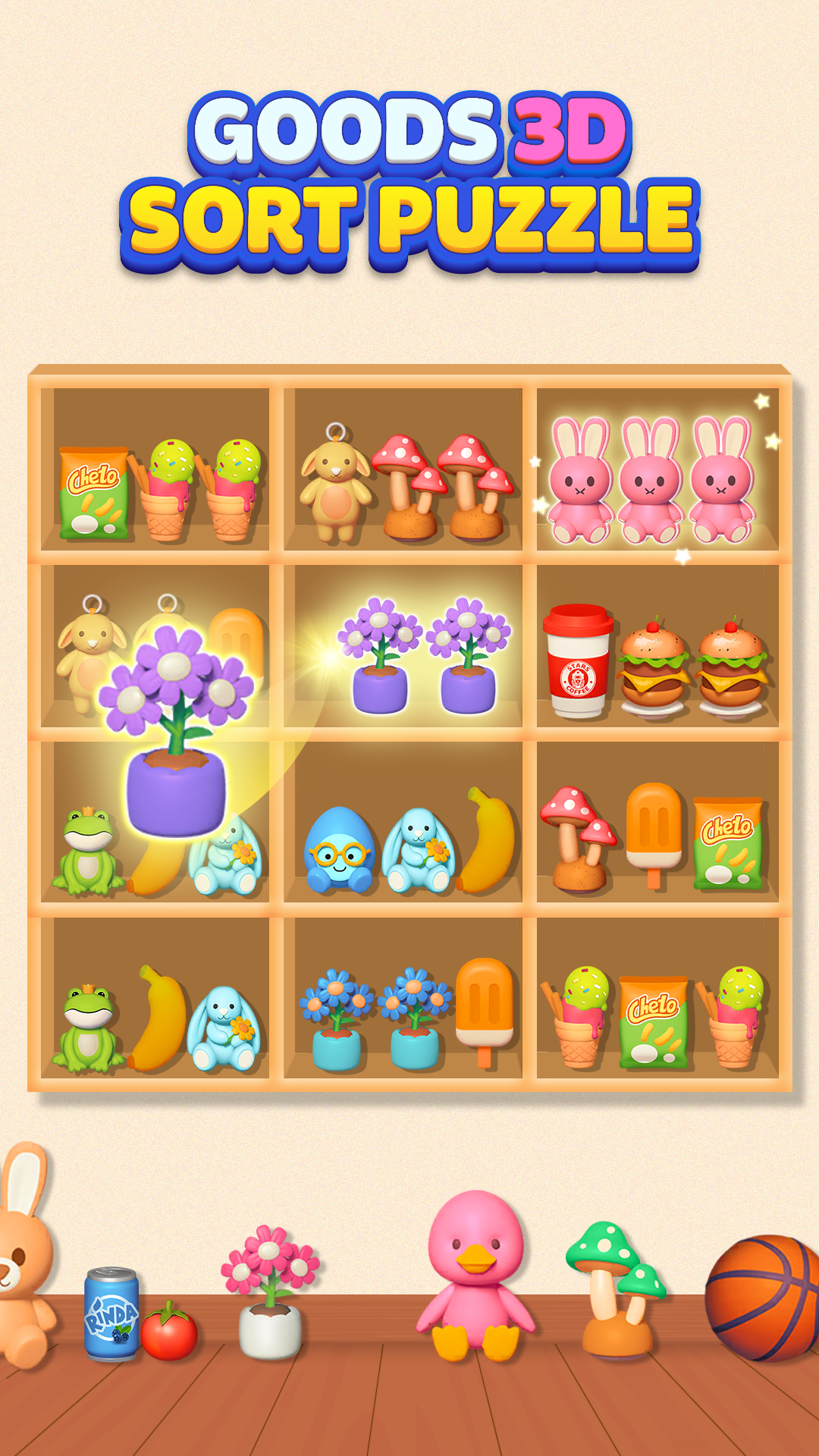 Goods 3D: Sort Puzzle Game Screenshot