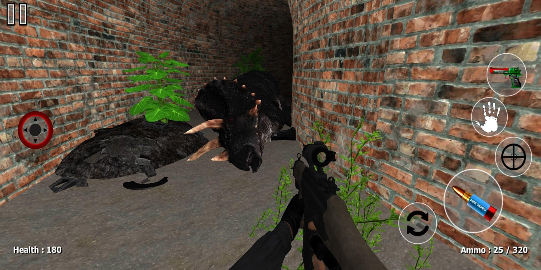 Dinosaur Tunnels 1 Game Screenshot