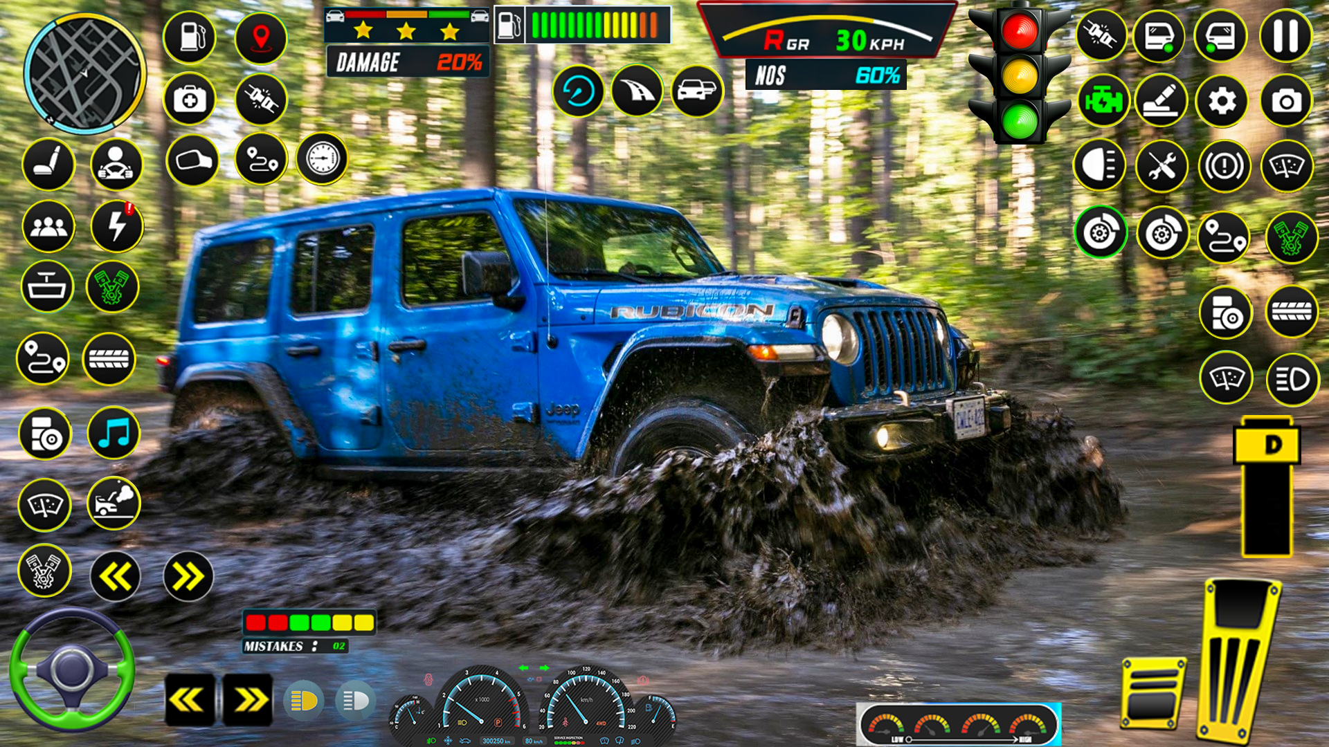 SUV 吉普車遊戲：吉普車駕駛 3d遊戲截圖