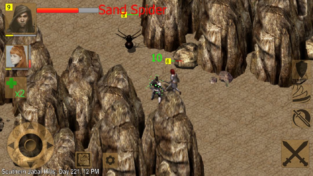 Exiled Kingdoms RPG screenshot game