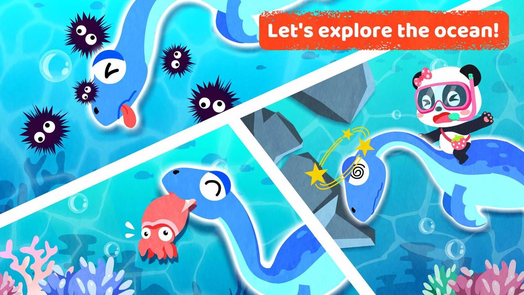 Baby Panda's Dinosaur World screenshot game