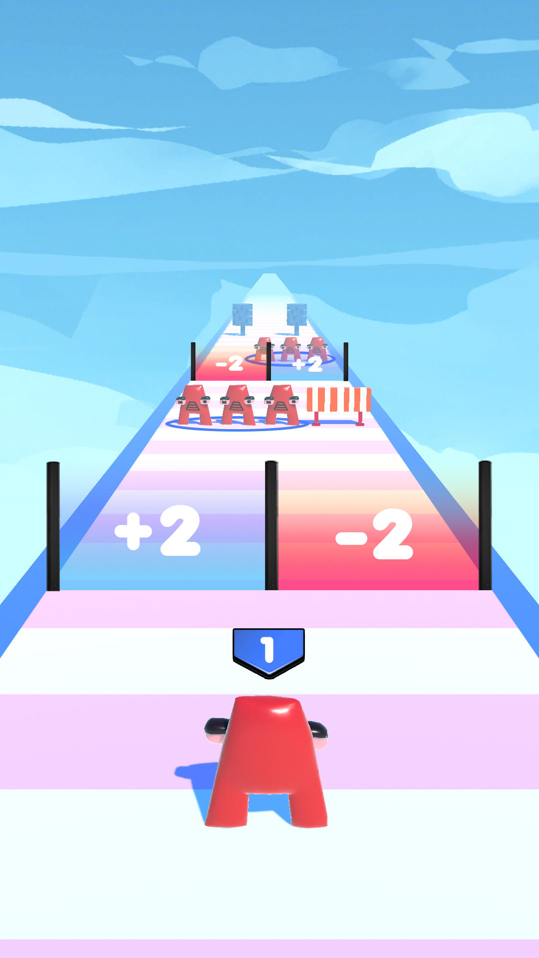 Screenshot of Monster Merge Alphabet- 3d Run