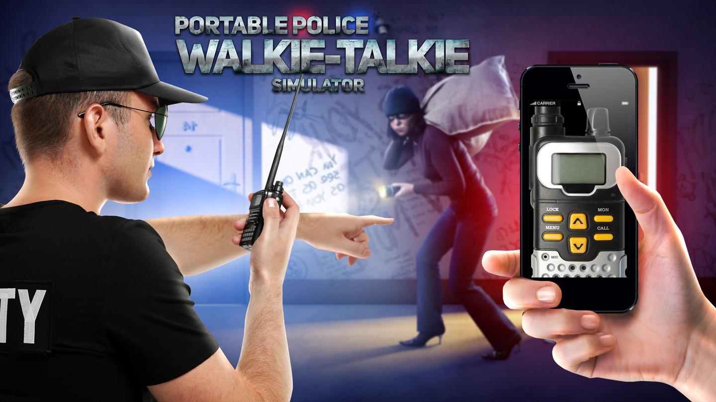 Portable police walkie-talkie Game Screenshot