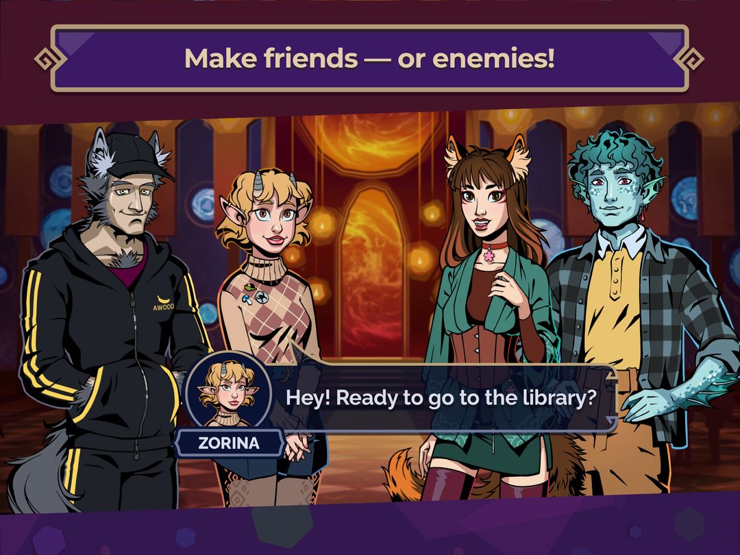 Screenshot of All Gods Academy