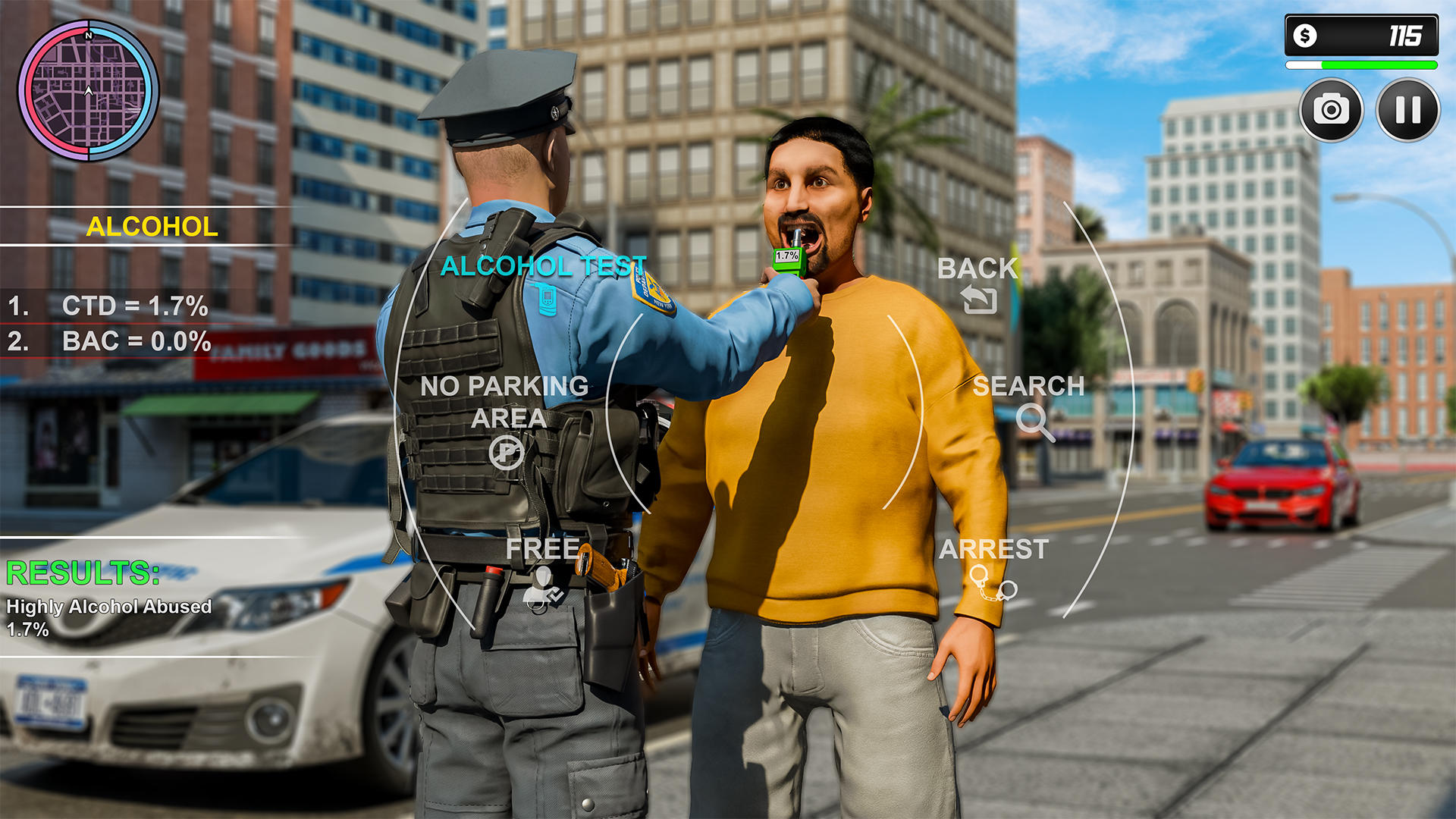 Patrol Cop Simulator Games 3D Game Screenshot