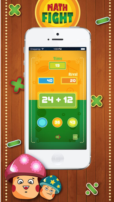 Screenshot of Math Fight - Multiplayer game