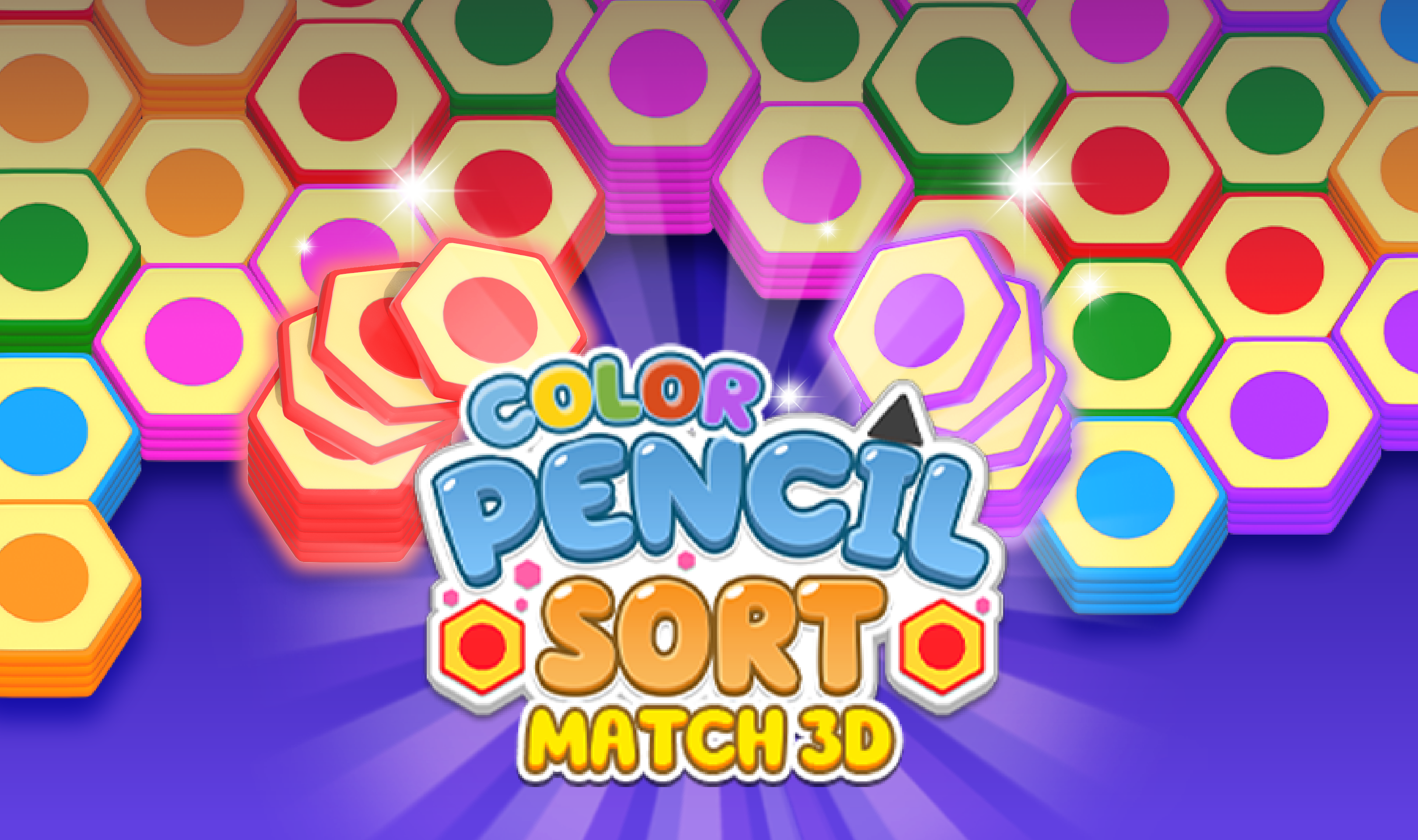Color Pencil Sort - Match 3D Game Screenshot
