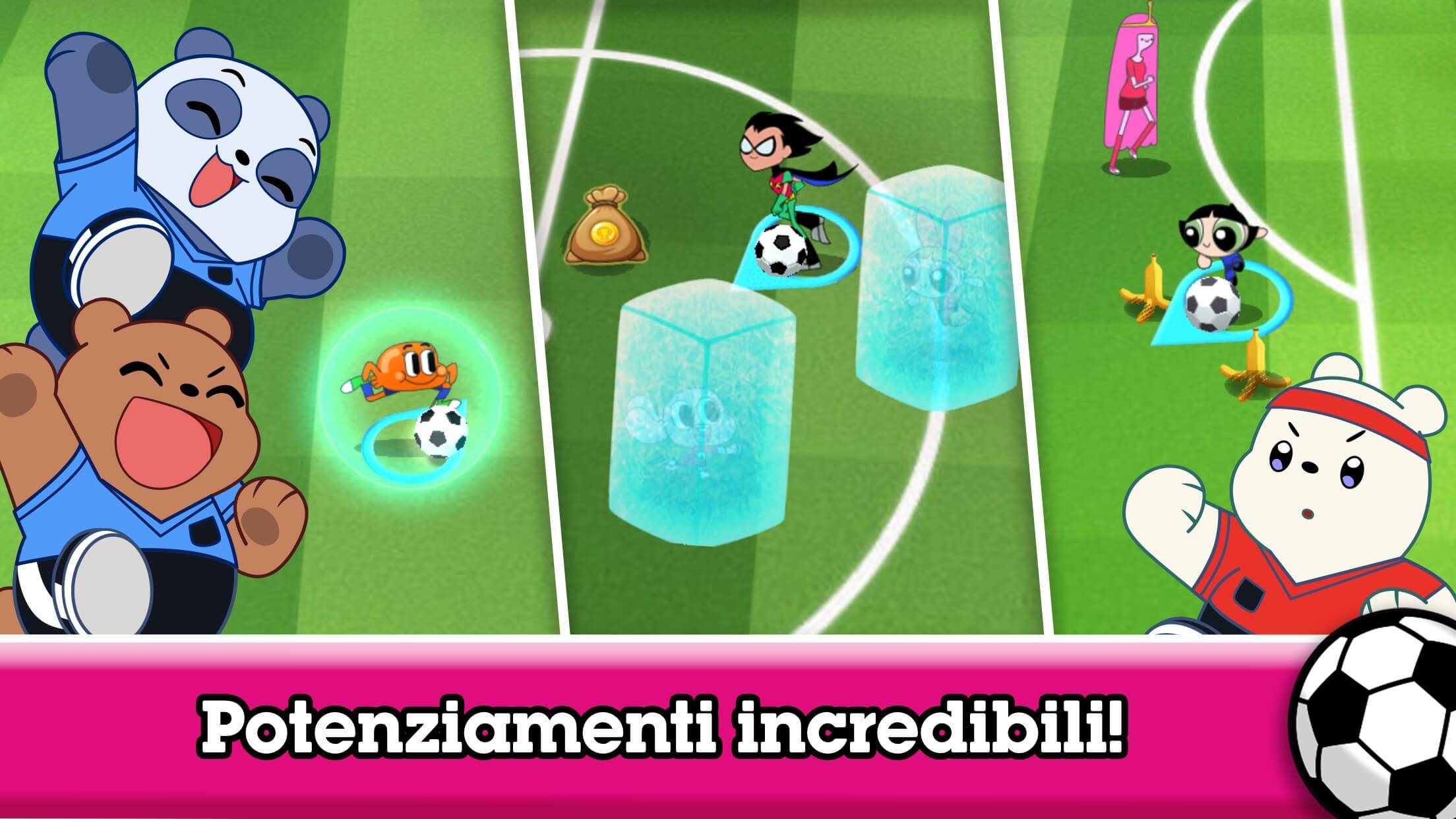 Toon Cup, Giochi di calcio