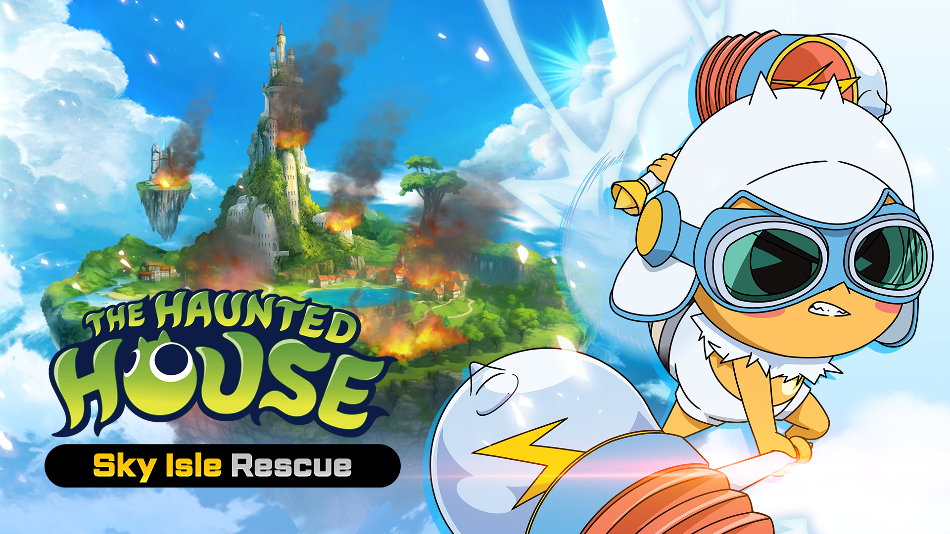 Sky Isle Rescue:Match-3 Puzzle ภาพหน้าจอเกม