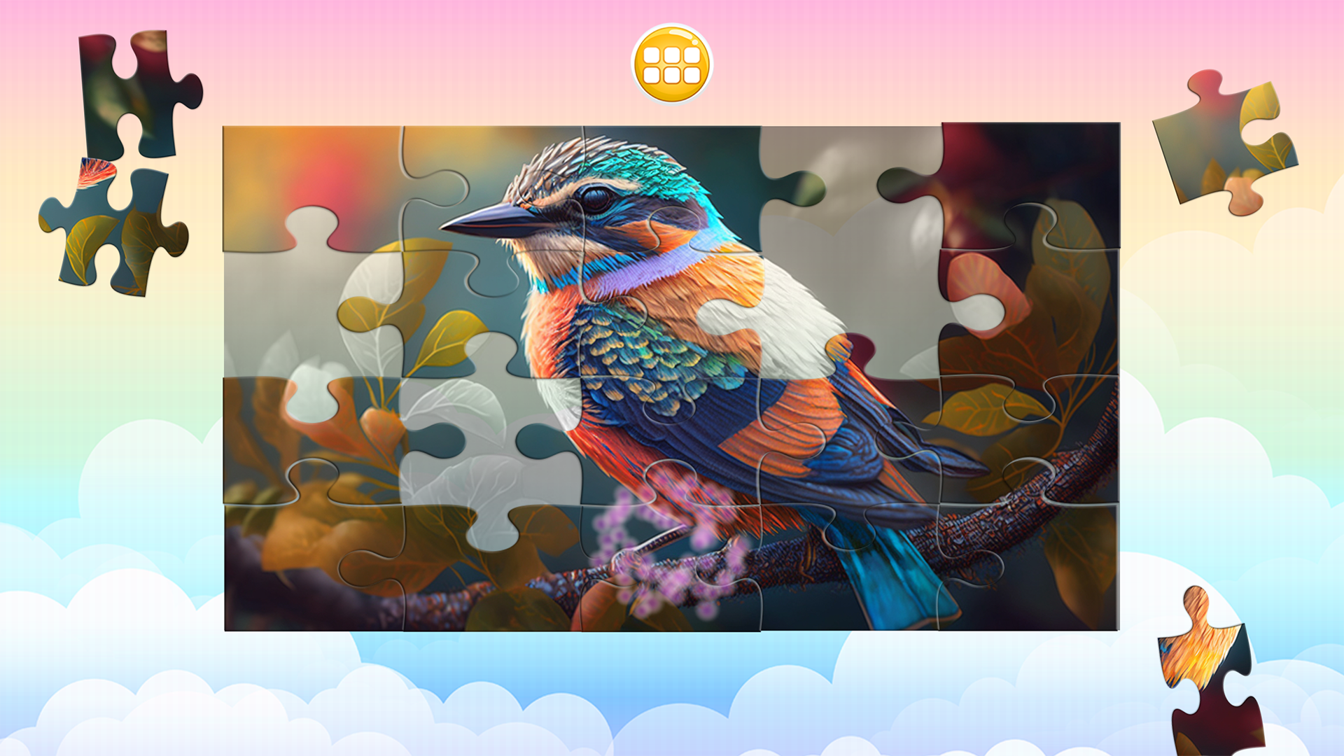 Animals jigsaw puzzle 게임 스크린샷