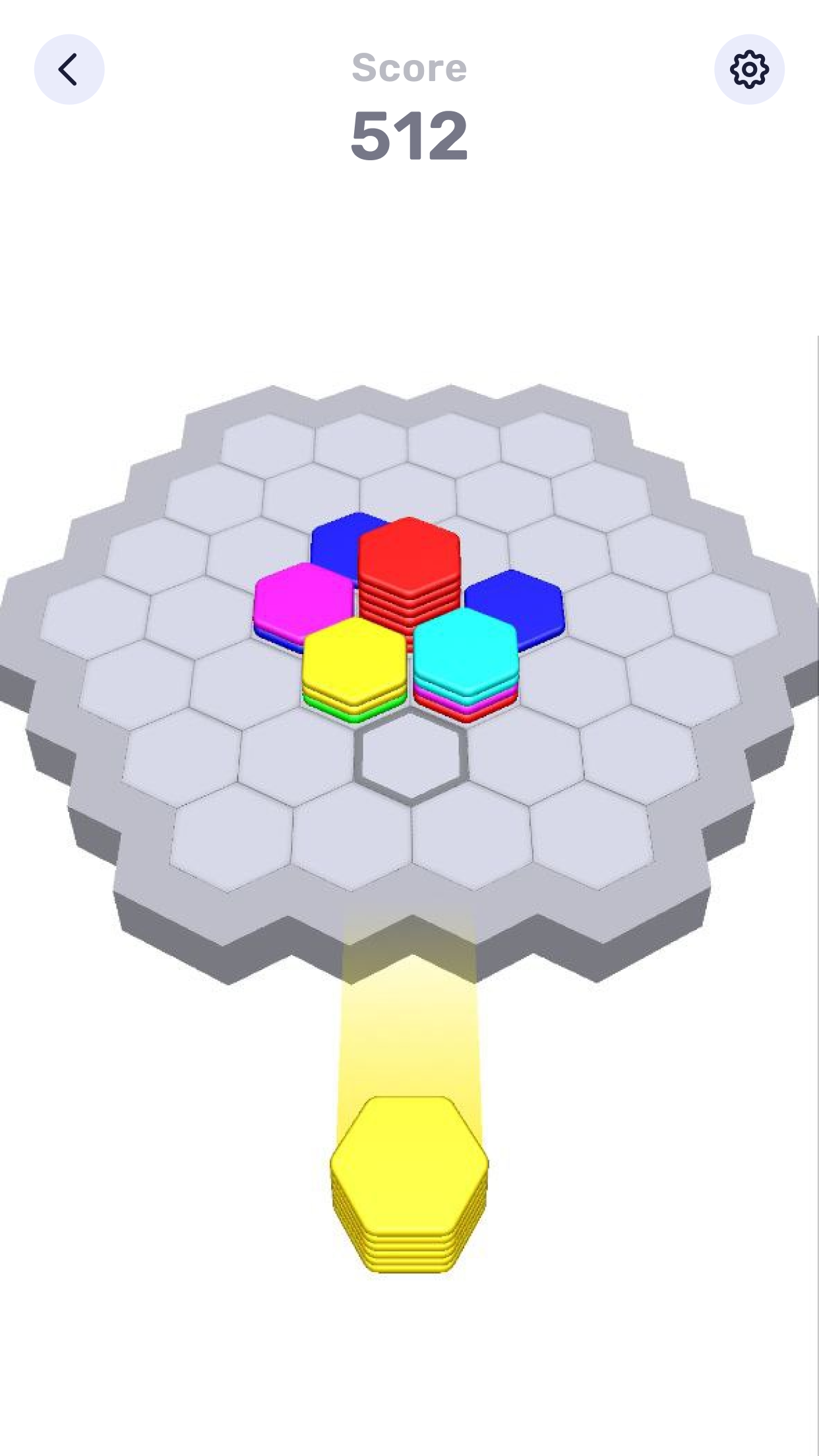 Cuplikan Layar Game Hexa Block Drop