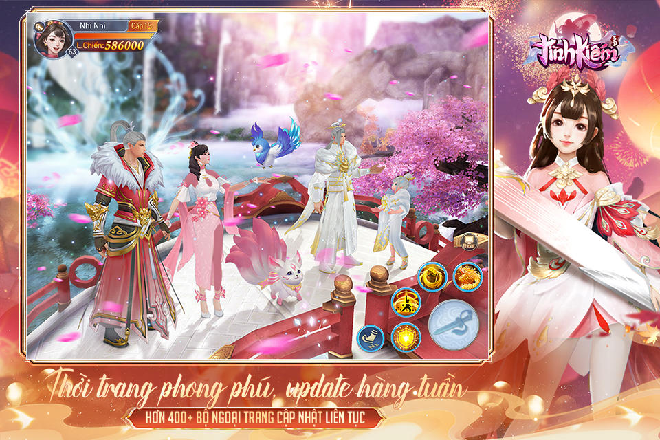 Tình Kiếm 3D-Tam Niên Vạn Phúc Game Screenshot