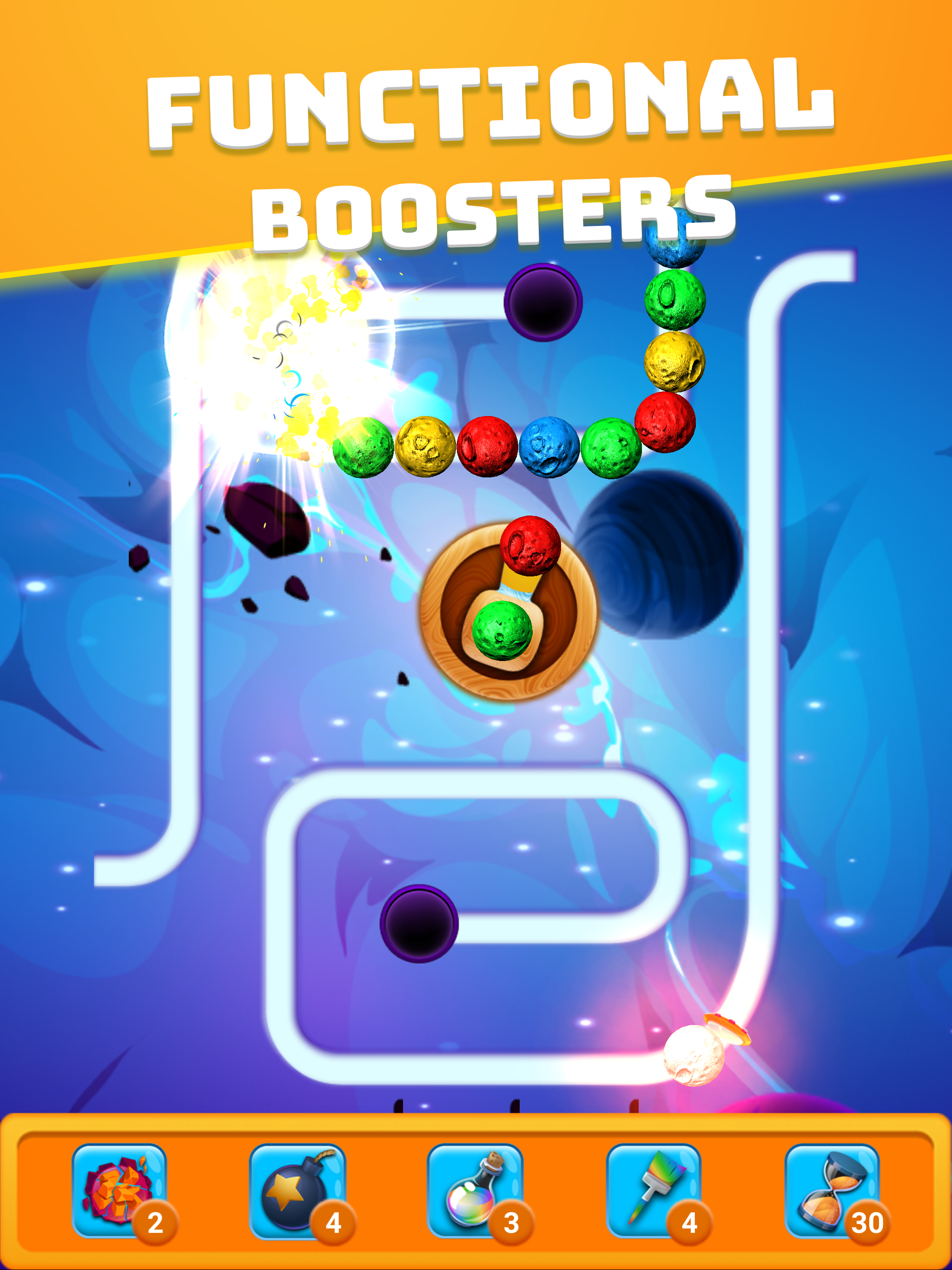 Marble Space - Meteor Blast android iOS apk download for free-TapTap