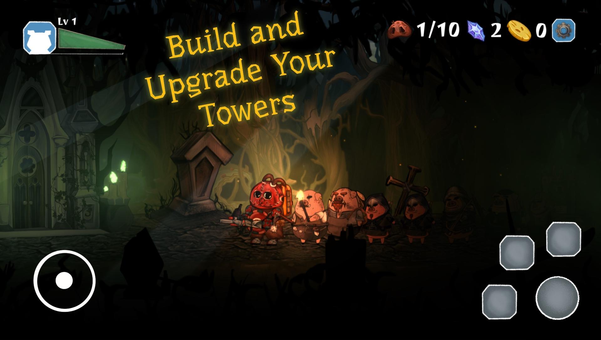 Pigs Wars: Vampire Blood Moon Game Screenshot