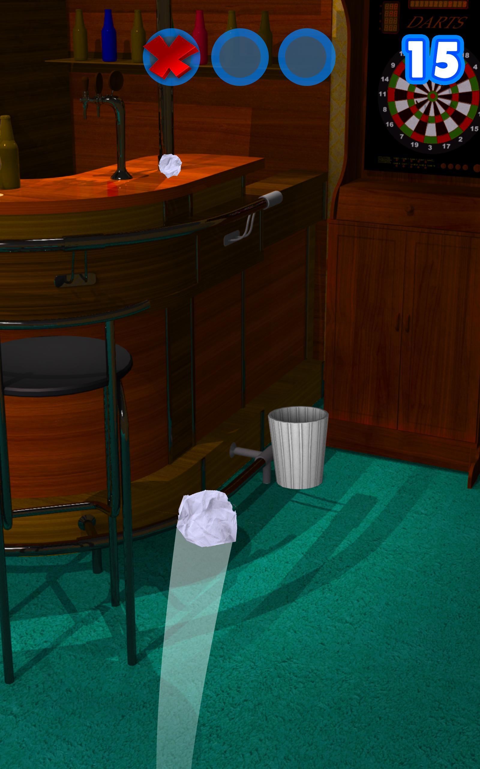 Paper Throw - Aim and Toss Game Screenshot