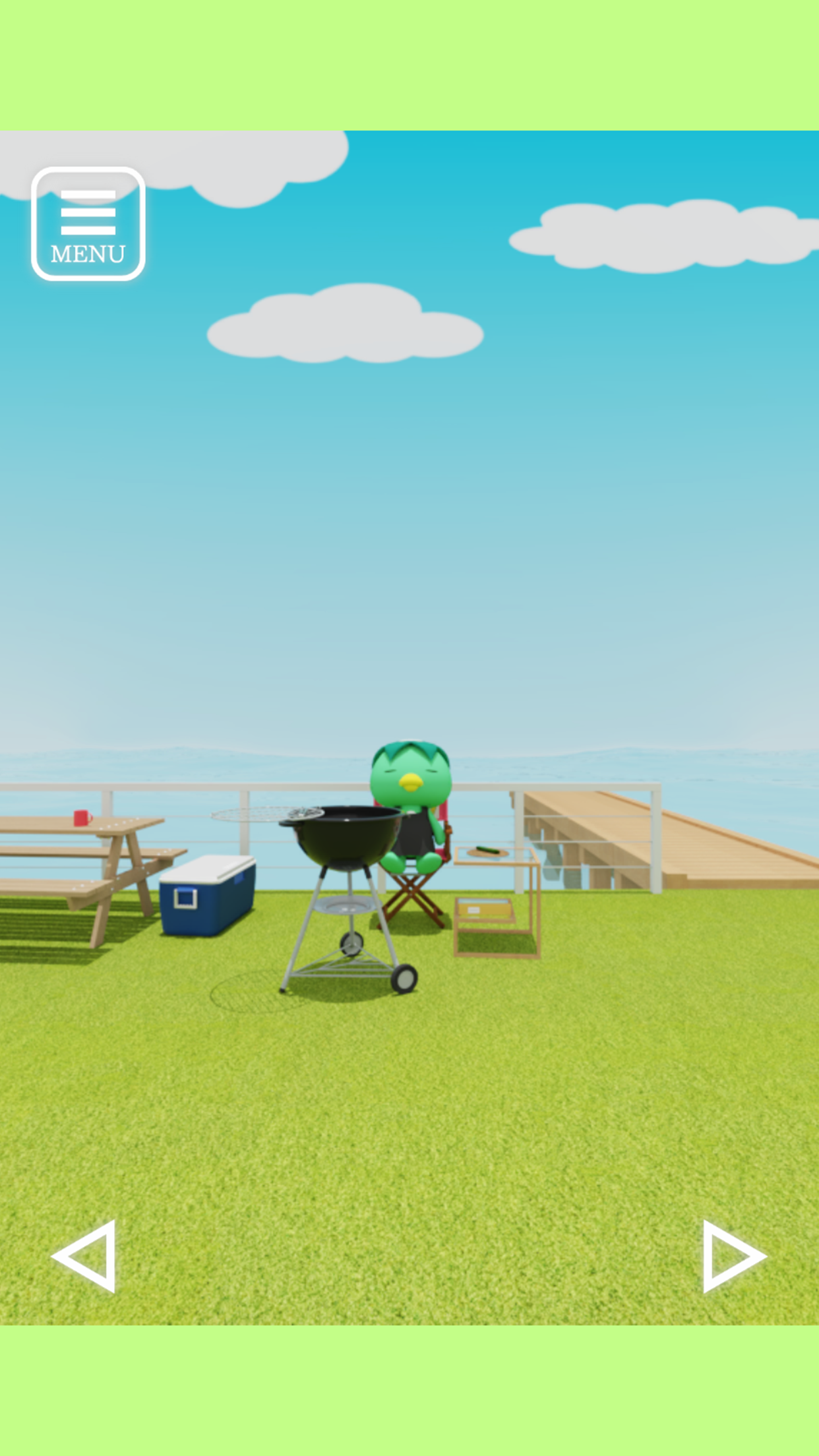 Escape Game Glamping Game Screenshot