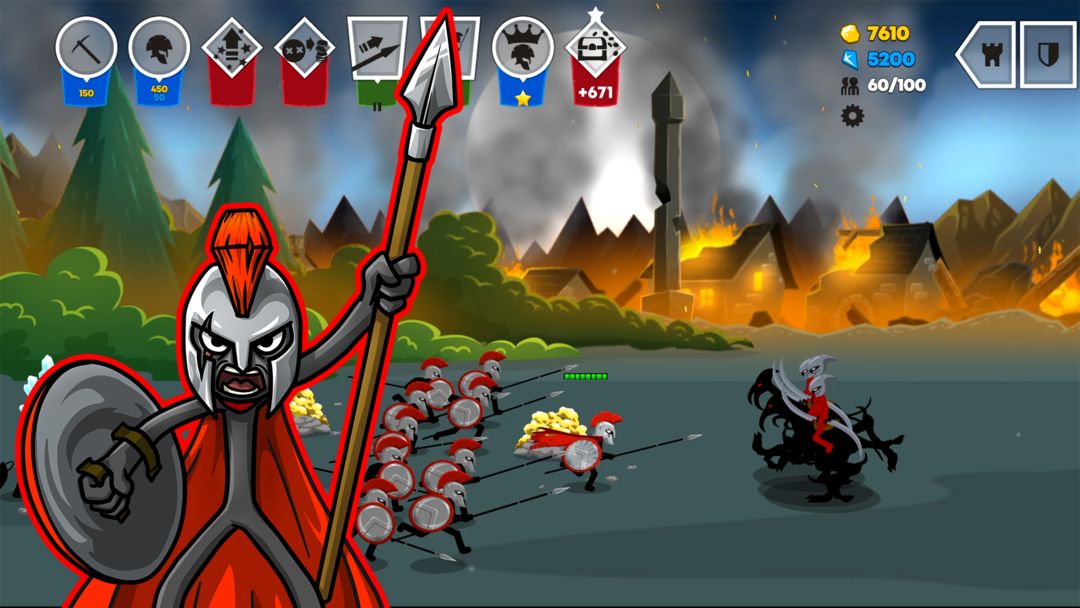 Screenshot of Stick War
