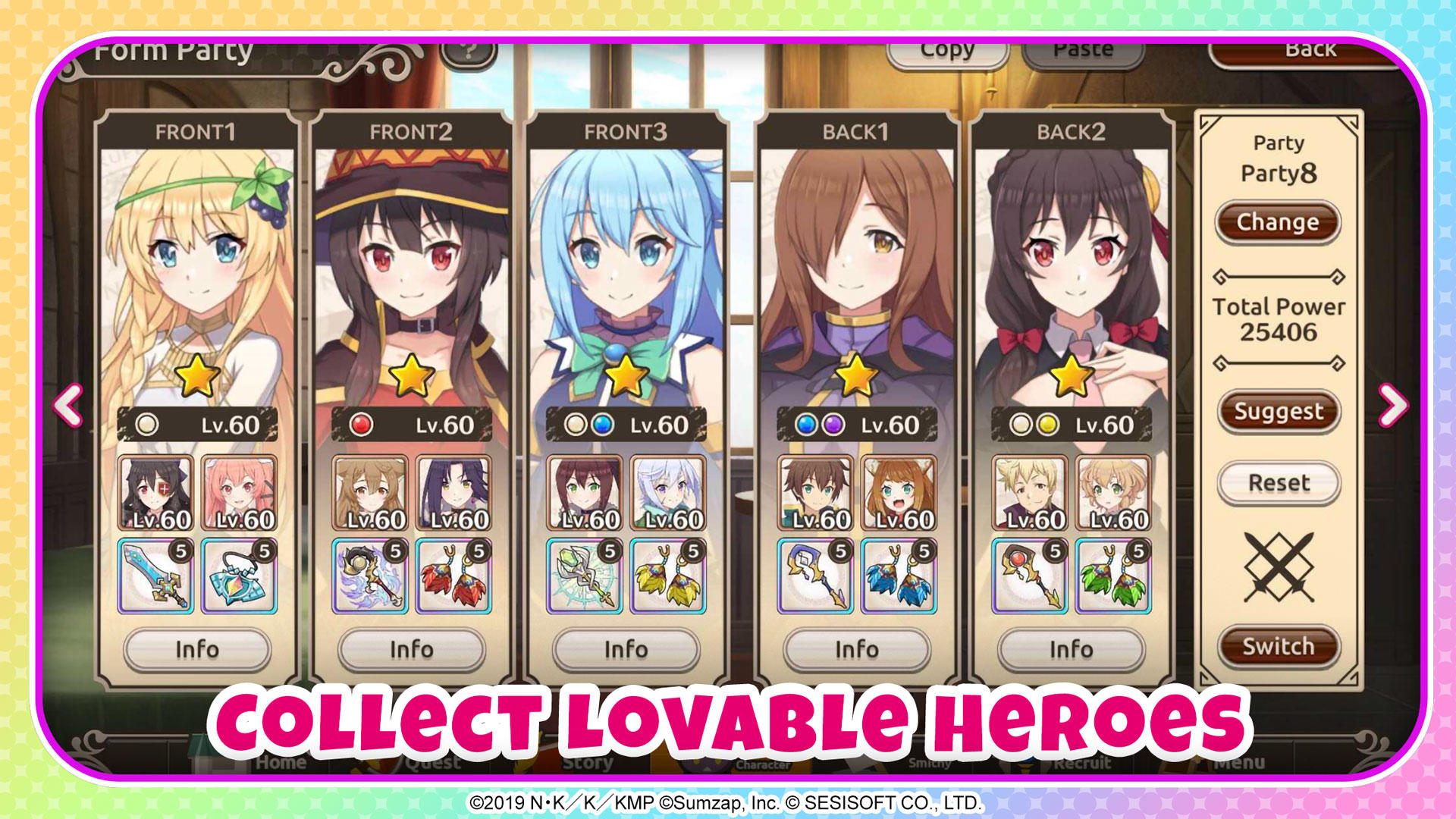 KonoSuba: Fantastic Days Game Screenshot