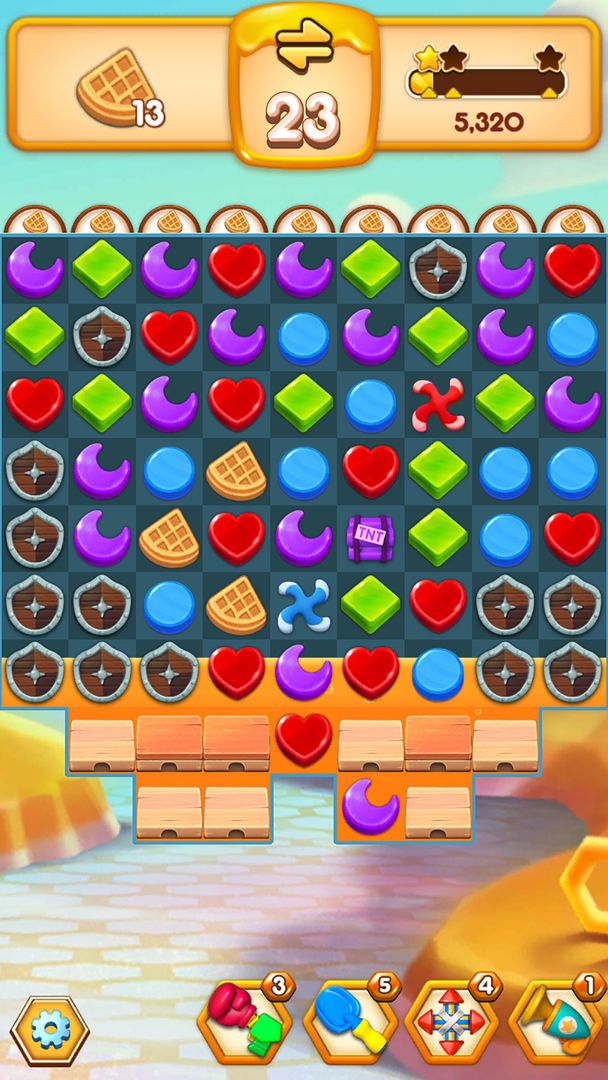 버글 블라스트 : 달콤한 퍼즐게임! 게임 스크린 샷