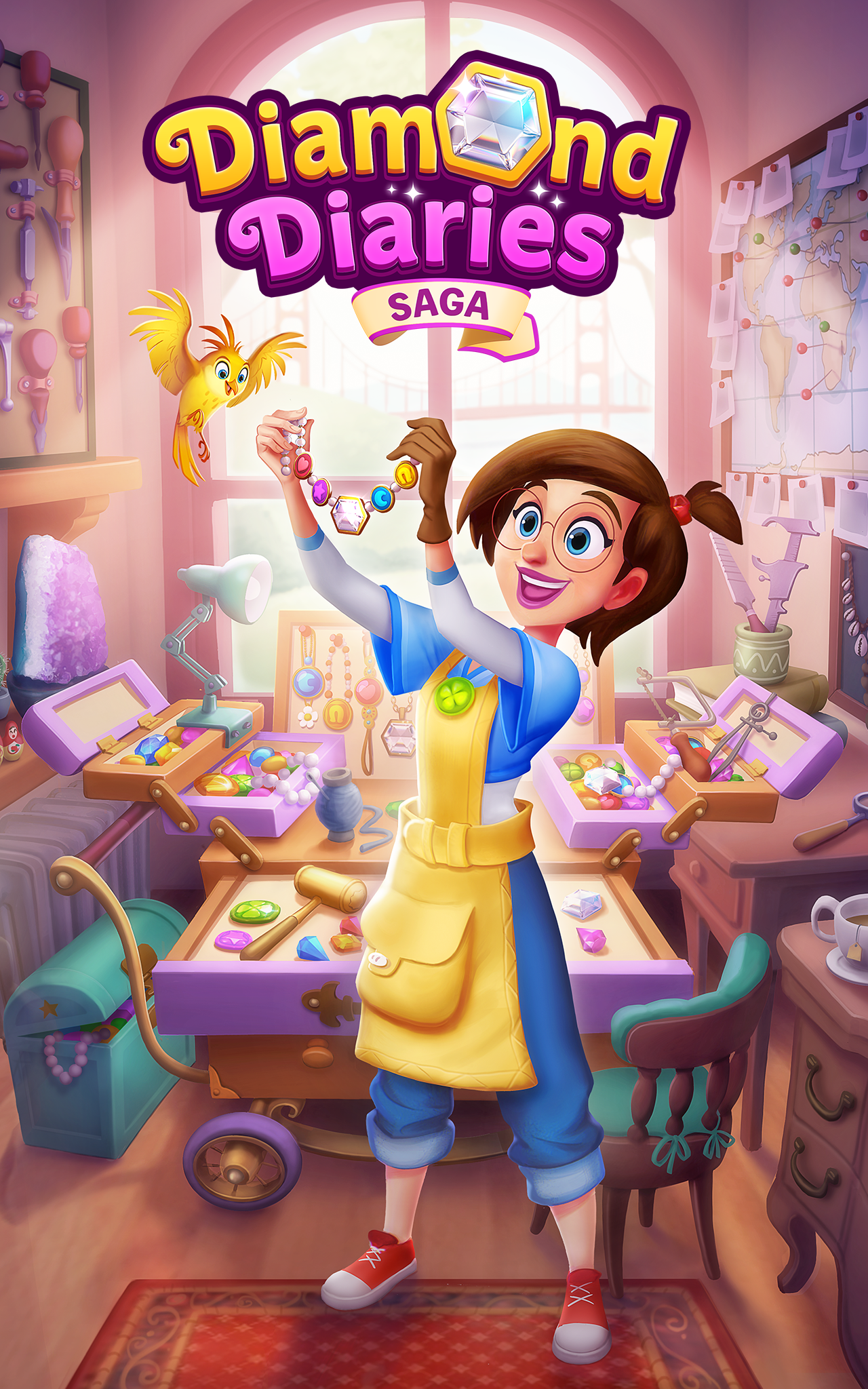 Cuplikan Layar Game Diamond Diaries Saga