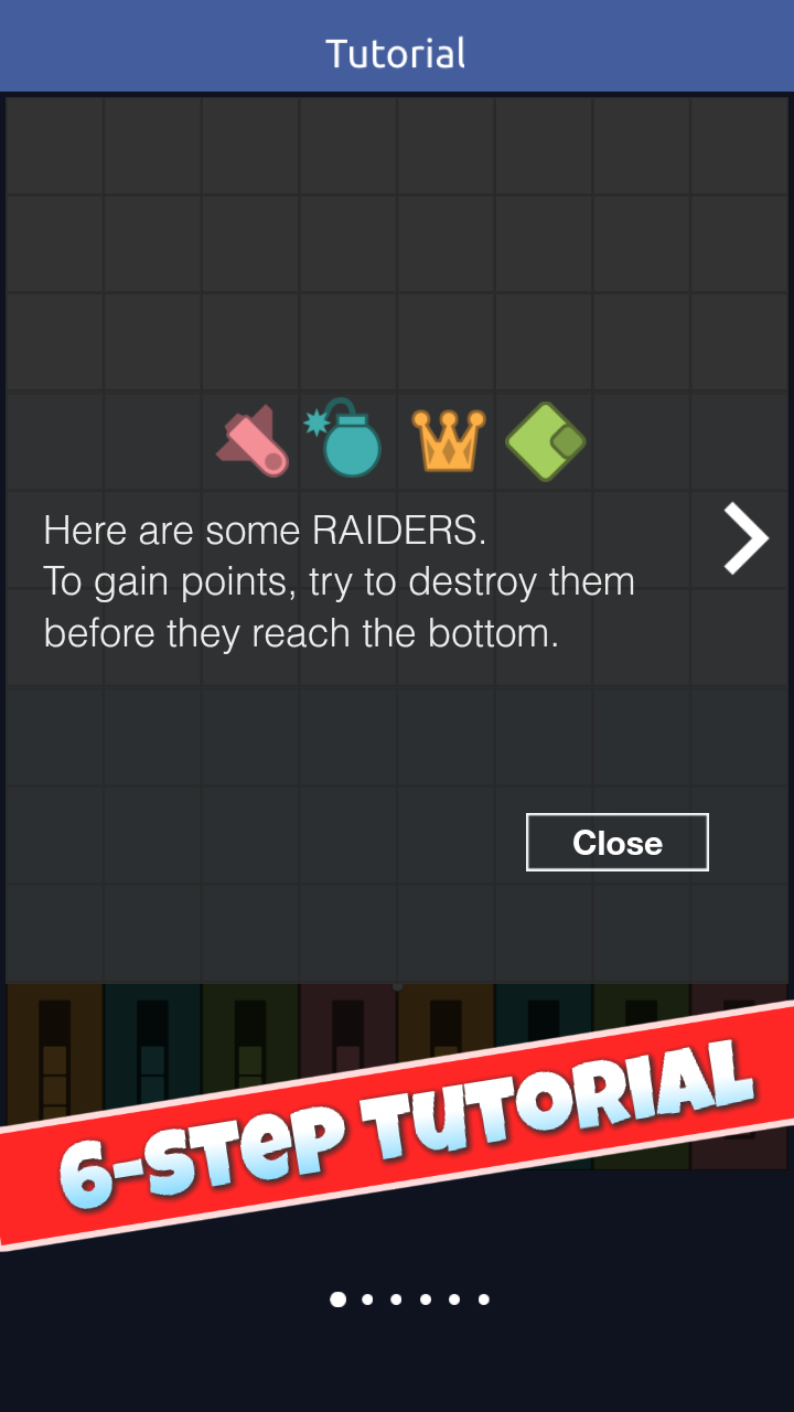 Grid Raiders Game Screenshot