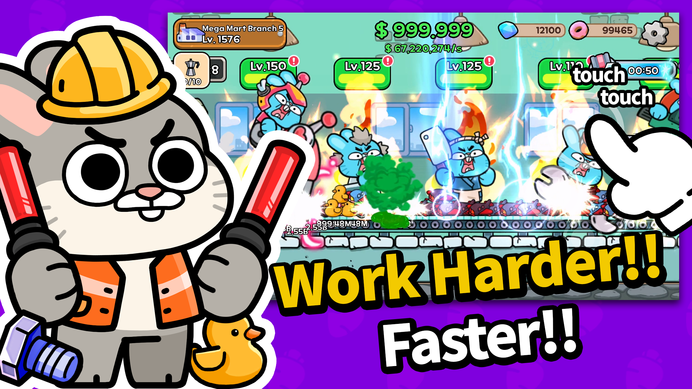 Screenshot 2 of Bunny Village : Idle Tycoon 