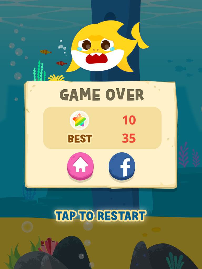 Baby Shark RUN ภาพหน้าจอเกม