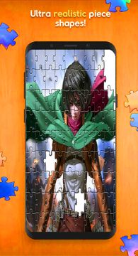 Attack On Titan Anime Puzzle Game Screenshot