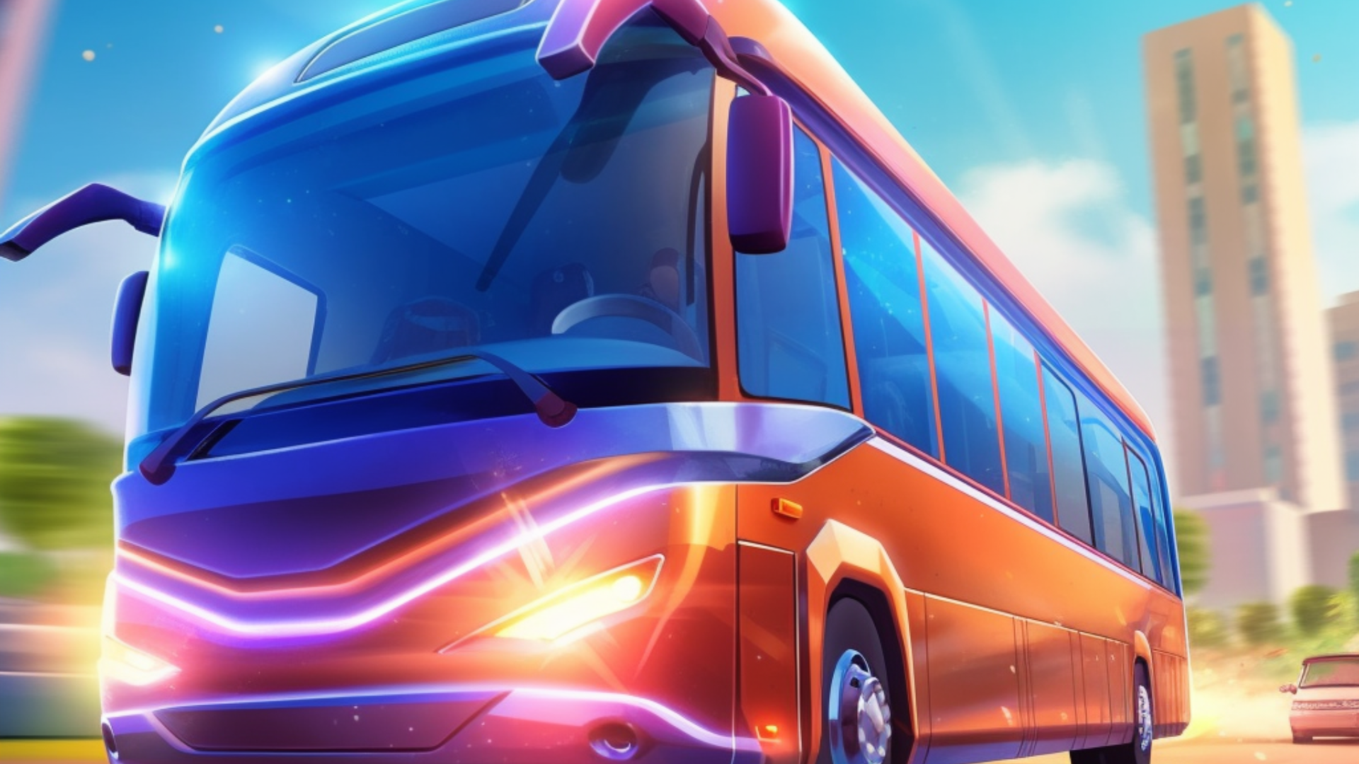 Скриншот игры Highway Bus Driving Simulator