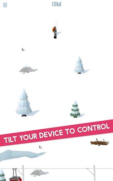 Скриншот игры Endless Mountain: A Snowboardi