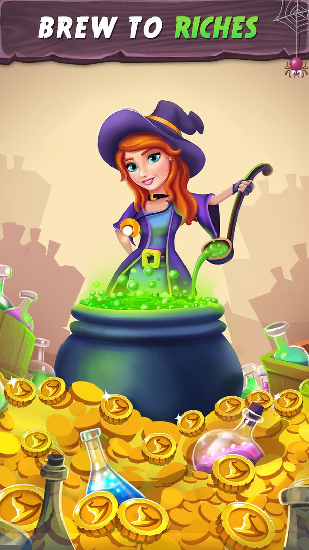 Screenshot of Tiny Witch Clicker : Brew Potions & Live Forever