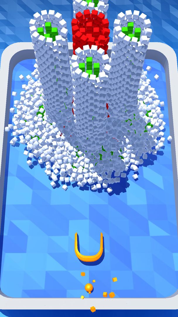 Collect Cubes - ASMR Puzzle screenshot game