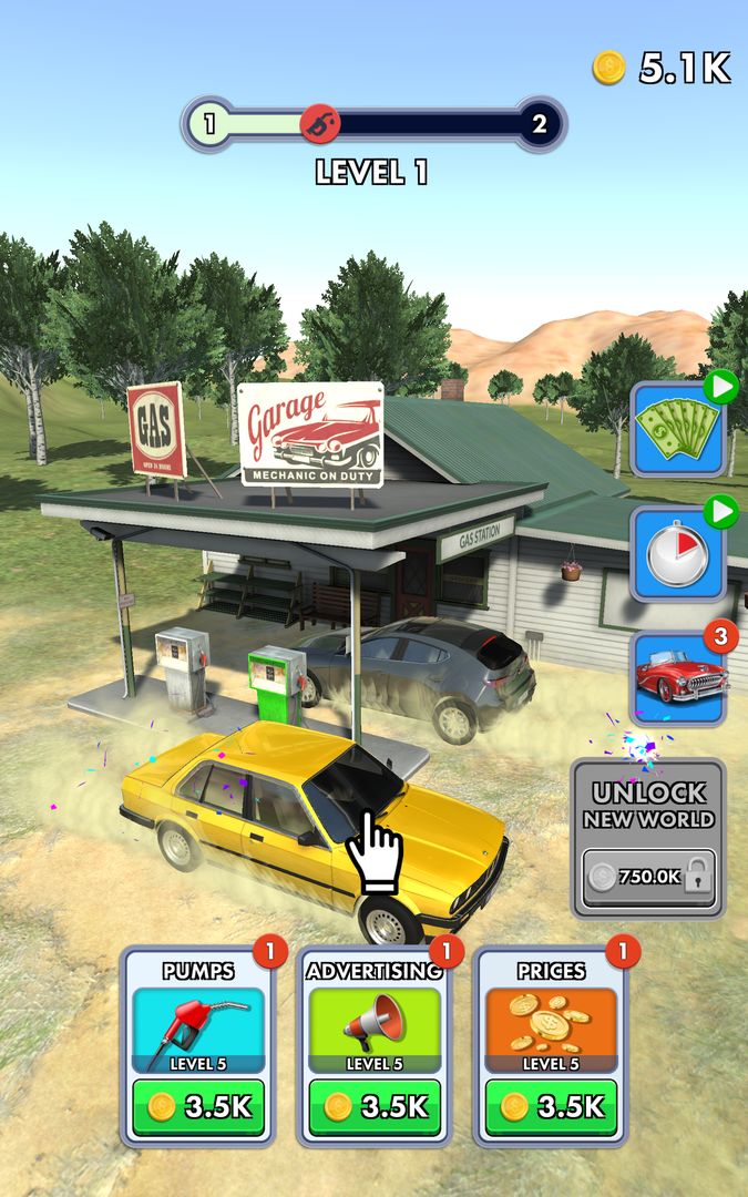 Screenshot of Gas Station