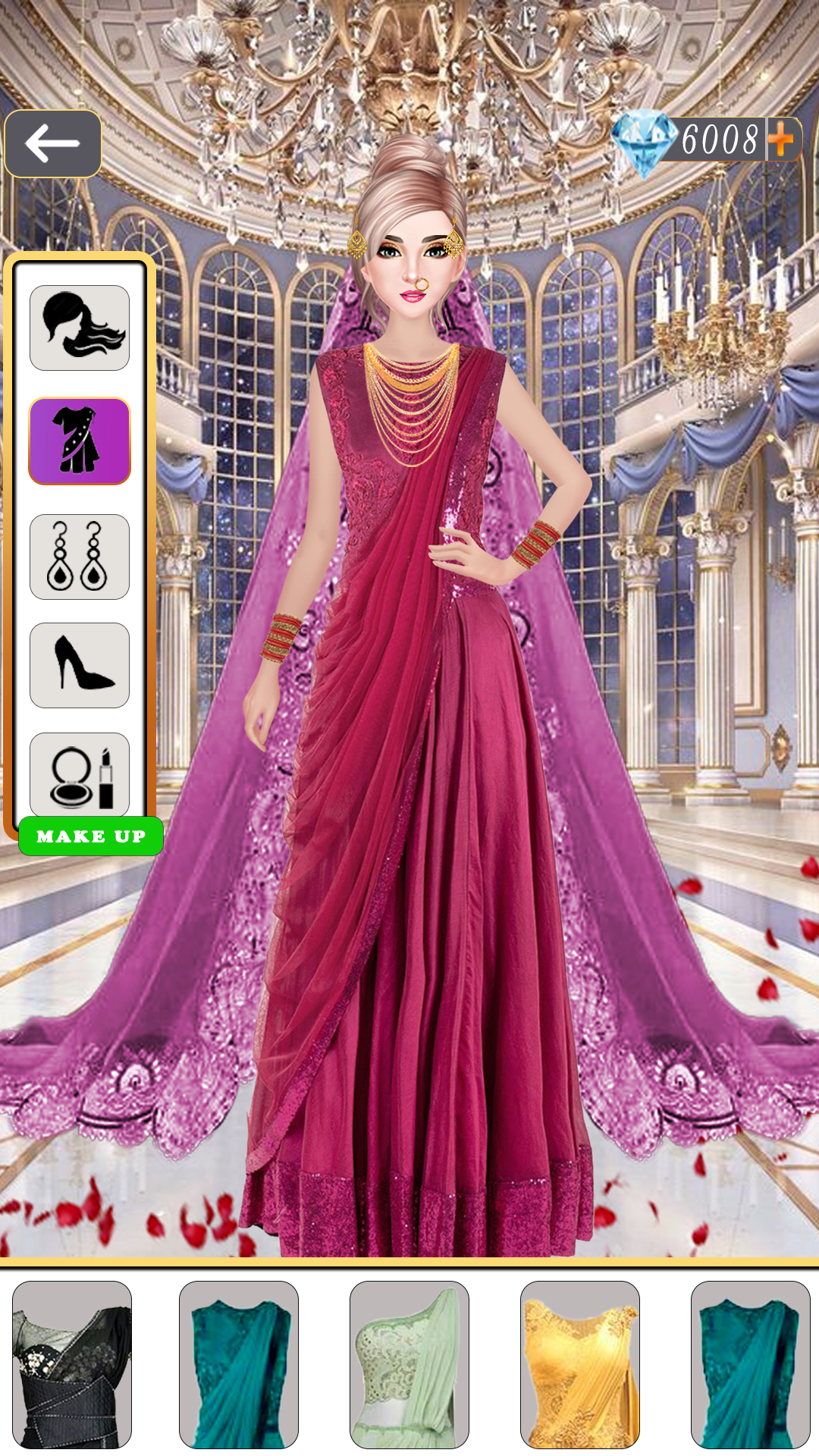 Скриншот игры Indian Wedding Makeover Games