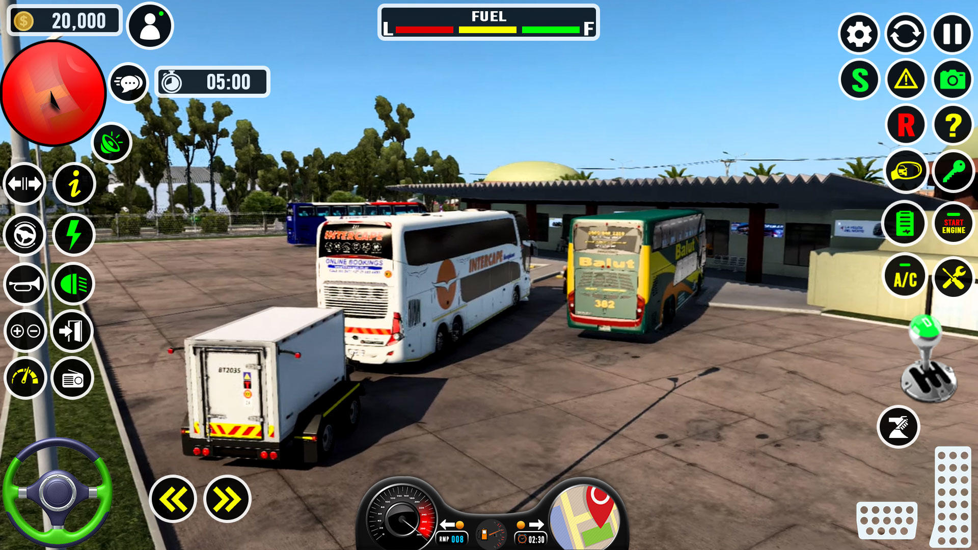 Bus Driving Simulator Games 3D ภาพหน้าจอเกม