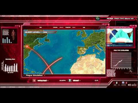 Screenshot of the video of Plague Inc.