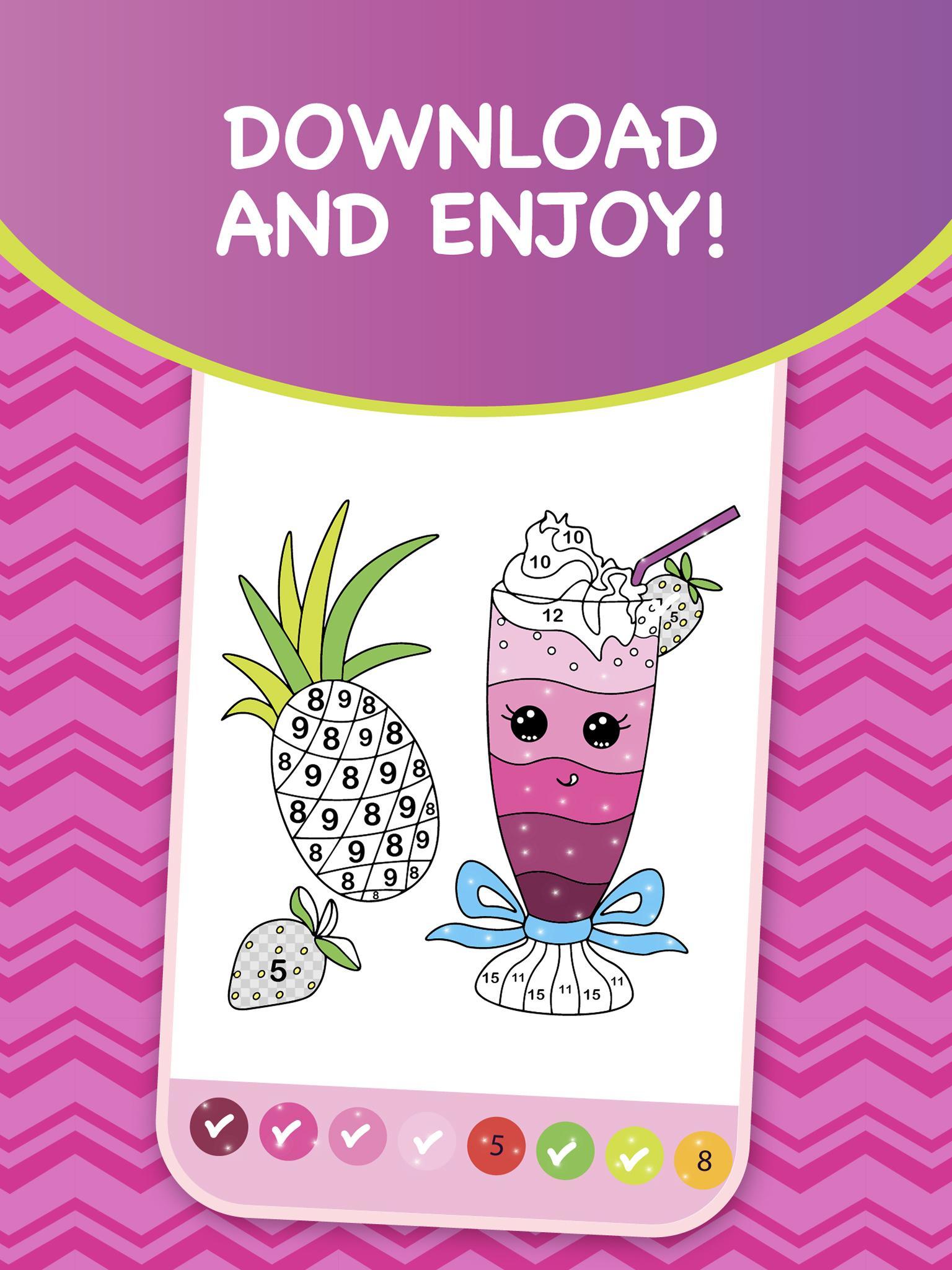 Screenshot of Magic Color - kids coloring book by numbers