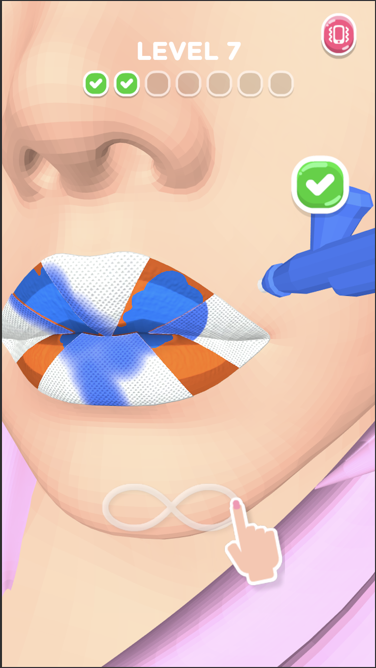 Screenshot of Lip Art 3D