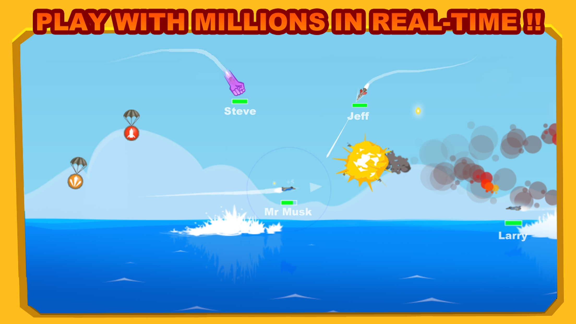 Wings.io ภาพหน้าจอเกม