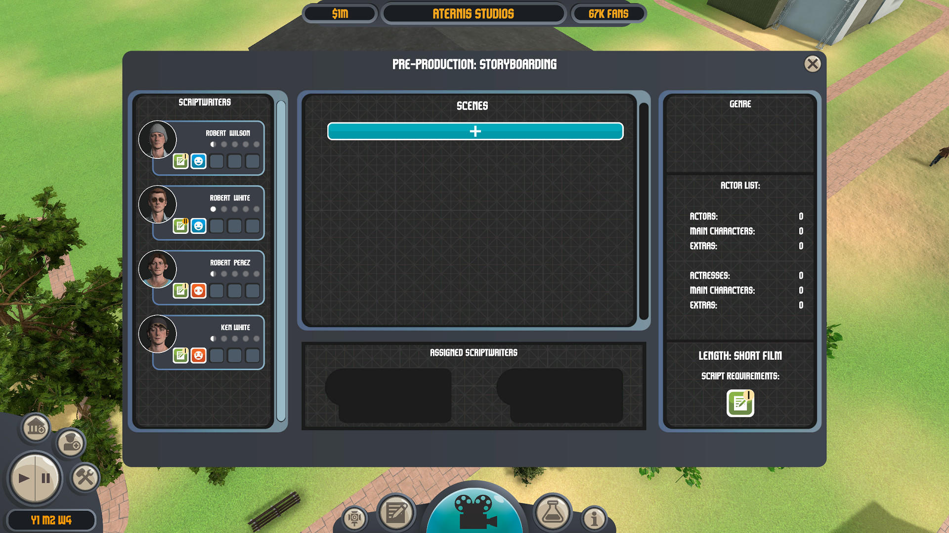 Filmmaker Tycoon screenshot game