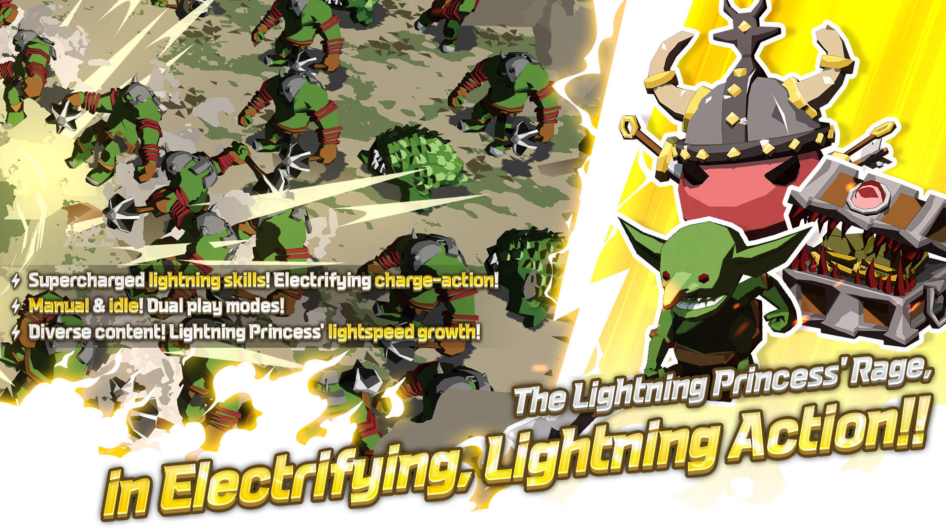 Screenshot of Lightning Princess: Idle RPG